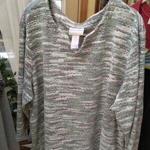 Alfred Dunner Long Sleeve Sweater